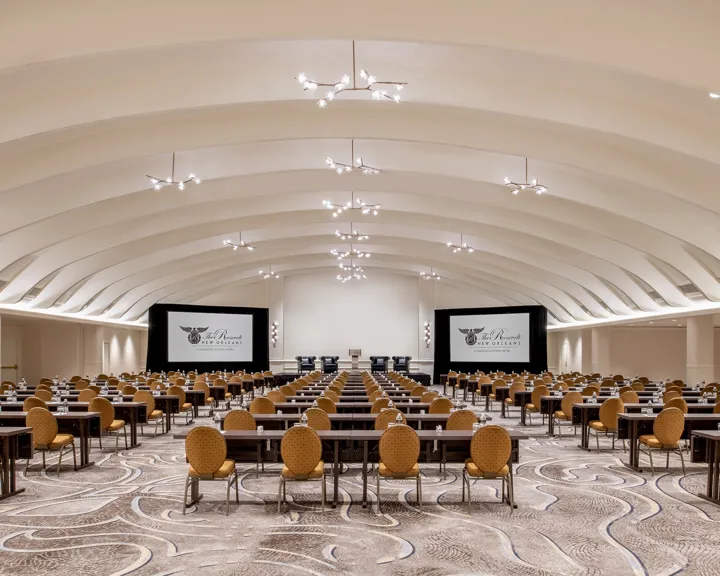 Crecent Ballroom Set Up For A Conference